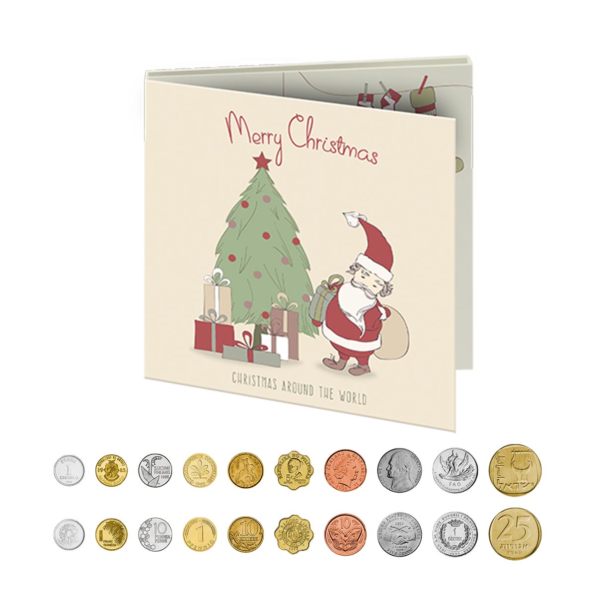 Christmas 1950-2015 World 10-Coin Uncirculated Set