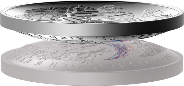 2022 Great Barrier Reef $5 Silver Coloured Proof Domed Coin