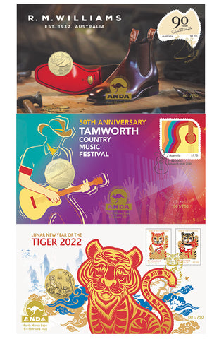 2022 Perth Money Expo PNC Trio - Tamworth Festival, R.M Williams & Year of the Tiger