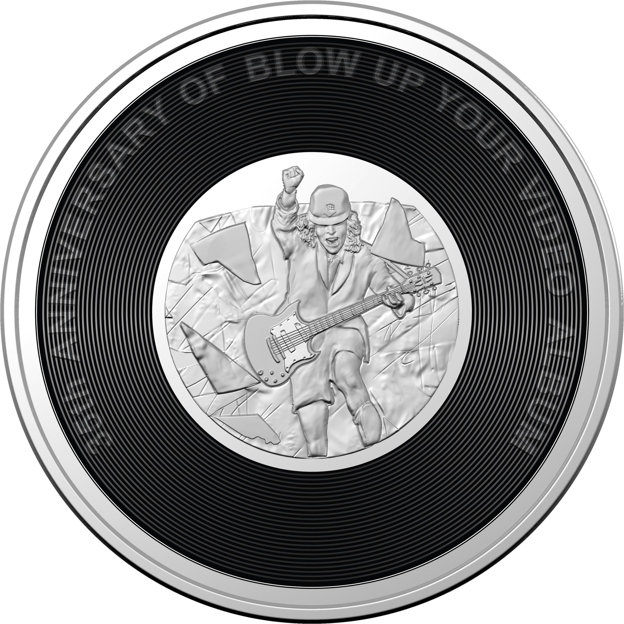 2023 AC/DC 35th Anniversary of Blow Up Your Video 20c Coloured Unc Coin