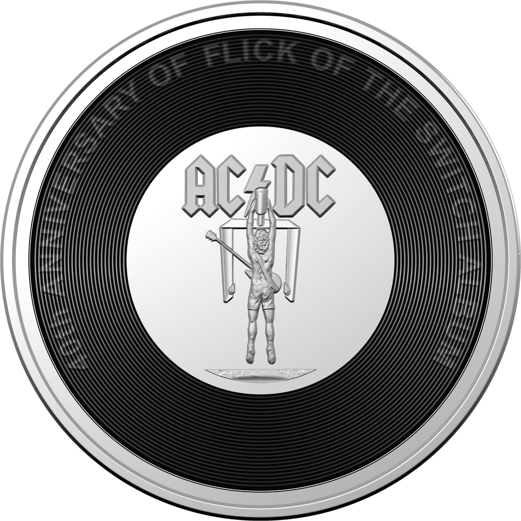 2023 AC/DC 40th anniversary of Flick The Switch 20c Coloured Unc Coin –  Australian Specialty Coins