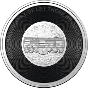 2022 AC/DC 45th Anniversary of Let There Be Rock 20c Coloured Unc Coin
