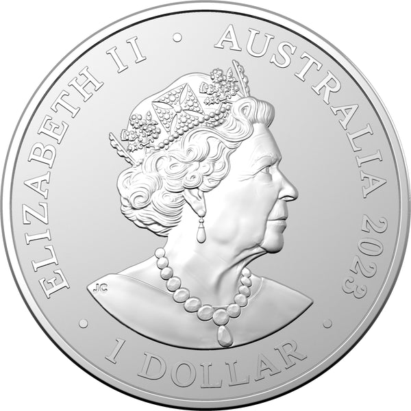 2023 AC/DC $1 Silver Frosted Uncirculated Coin
