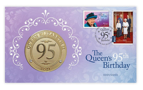 2021 The Queens 95th Birthday Medallion PNC