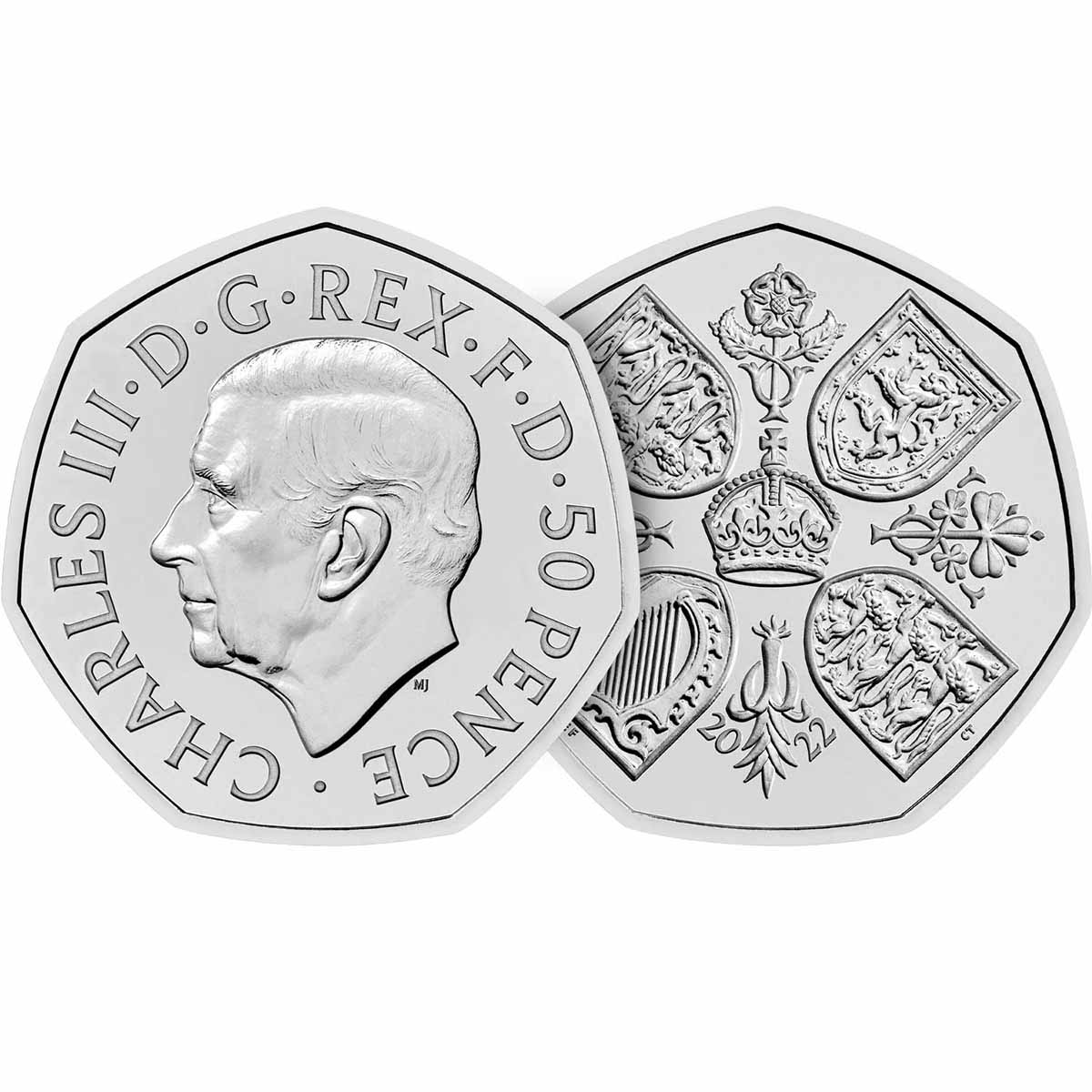 2022 Her Magesty Queen Elizabeth II '1926-2022' 50p Cupro-Nickel Brilliant Uncirculated Coin