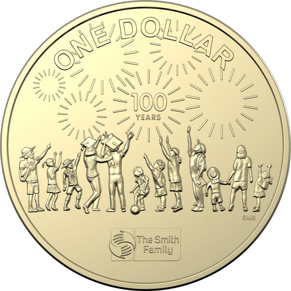 2022 Centenary Of The Smith Family $1 Uncirculated Coin