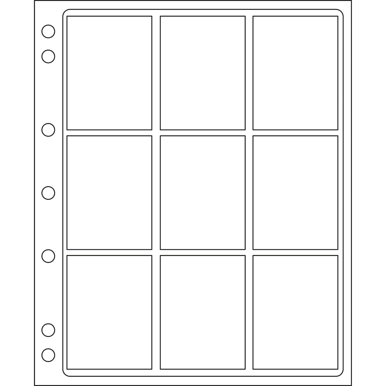 ENCAP Plastic Sheets, clear pockets for Everslab, Quickslab and US PCGS Coin Capsules