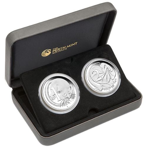 2016 50th Anniversary of Australian Decimal Currency 1oz Silver Proof Two-Coin Set