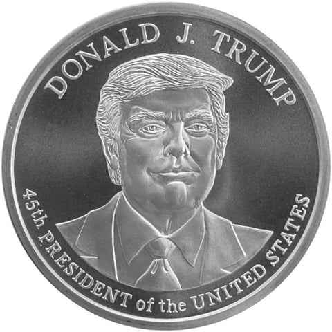 President Donald J. Trump 1oz .999 Silver Bullion