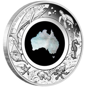2021 Great Southern Land 1oz Silver Proof Mother of Pearl Coin