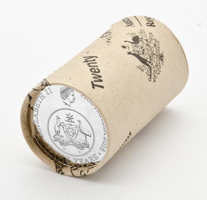 2016 50th Anniversary of Decimal Currency - Changeover 20c Ram Roll
