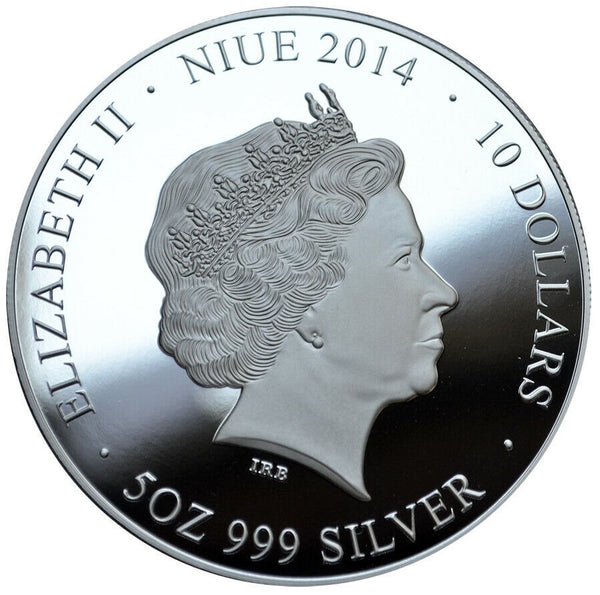 2014 Niue First World War - War Declared 5oz Silver $10 Proof