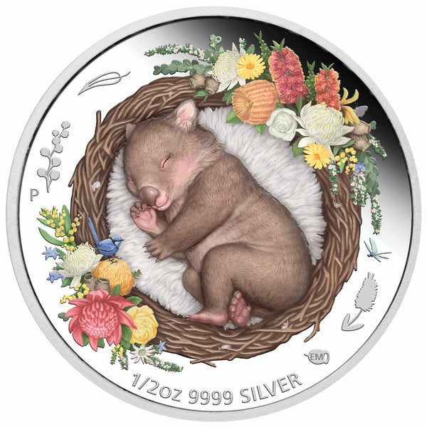 2021 Dreaming Down Under – Wombat 1/2oz Silver Proof Coin