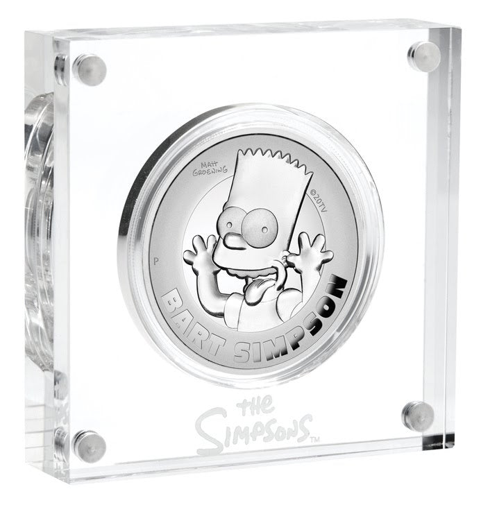 2022 Bart Simpson 2oz Silver Proof High Relief Coin
