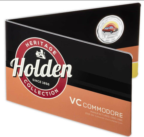 2016 Holden Heritage Collection 1980-1981 VC 50c Coin on Card