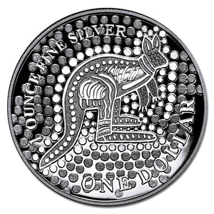 2001 Kangaroo 1oz 99.9% Silver Proof Coin