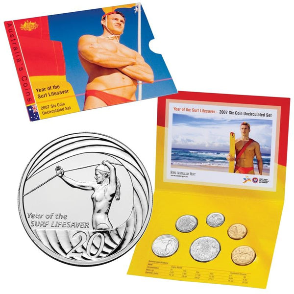 2007 Year of the Lifesaver 6 Coin Mint Set