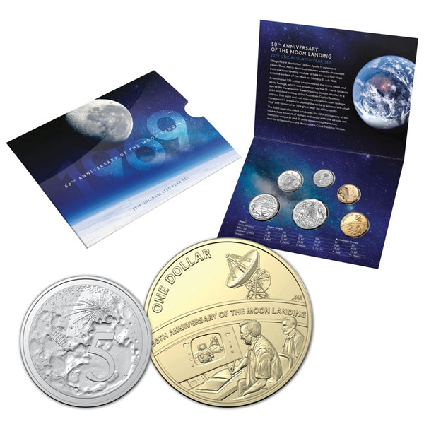 2019 50th Anniversary of the Moon Landing Mint Set