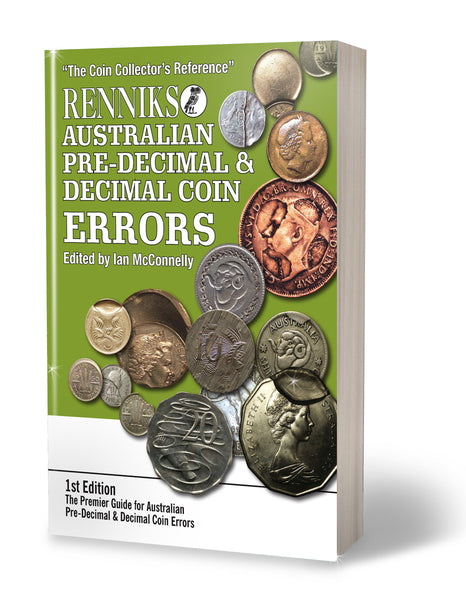 Renniks Australian 1st Edition Pre-Decimal & Decimal Coin Errors Book (Softcover)