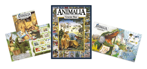 Animalia Bundle – Stamp Pack, Postal Numismatic Cover with 20c Coin and Paperback Book