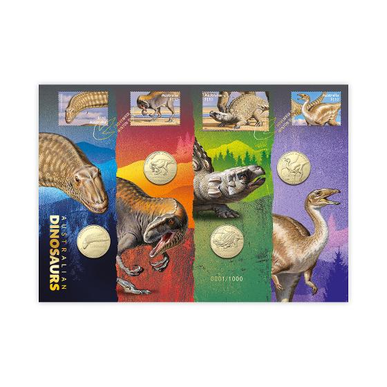 2022 Australian Dinosaurs Four-Coin Privy Mark Limited Edition PNC