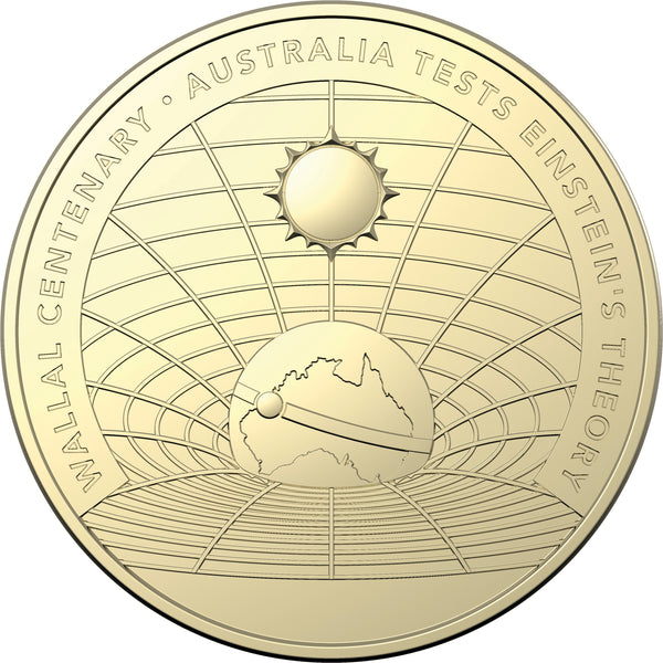 2022 Wallal Centenary - Einstein's Theory $1 UNC Coin