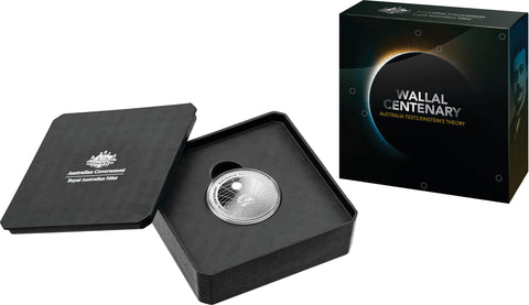 2022 Wallal Centenary - Einstein's Theory $5 Silver Proof Domed Coin