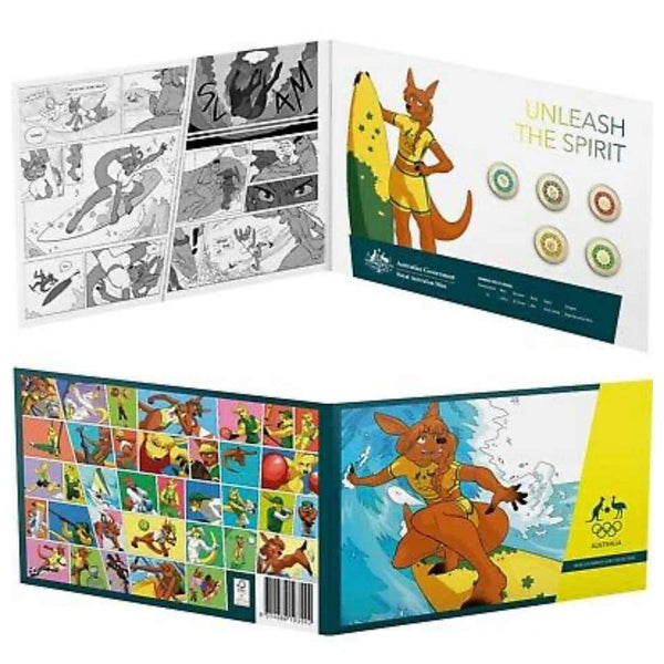 2020 Tokyo Olympics 5 Coin Collection