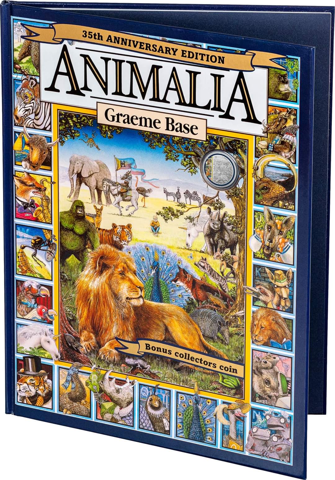 2021 Animalia 35th Anniversary 20c Coloured Unc Coin inc Special Edition Book