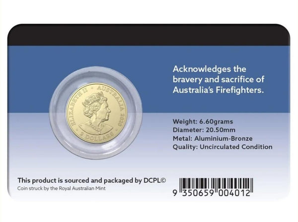 2020 Firefighters $2 Aluminium-Bronze Coin Pack
