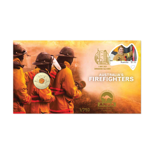 2021 Firefighter Remembrance $2 PNC - Brisbane ANDA Overprint