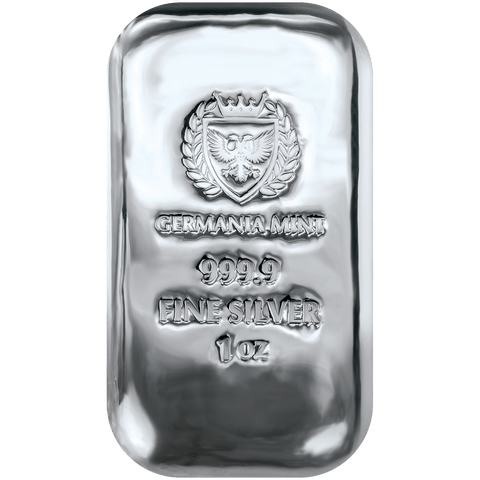 Germania Mint Mini 1oz Silver Cast Bar