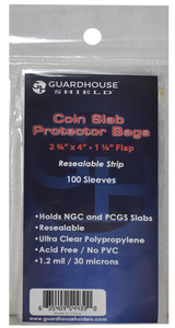 Guardhouse Graded Coin Protective Sleeve Pack 100