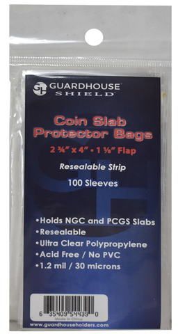 Guardhouse Graded Coin Protective Sleeve Pack 100