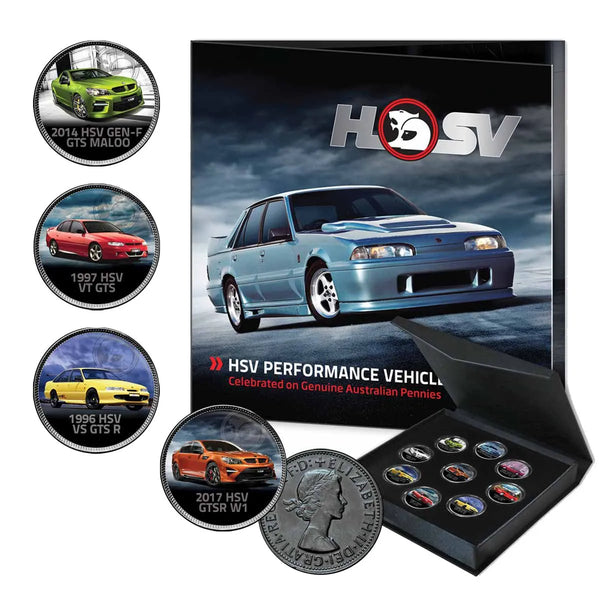 HSV Performance Vehicles Enamel Penny 9-Coin Collection