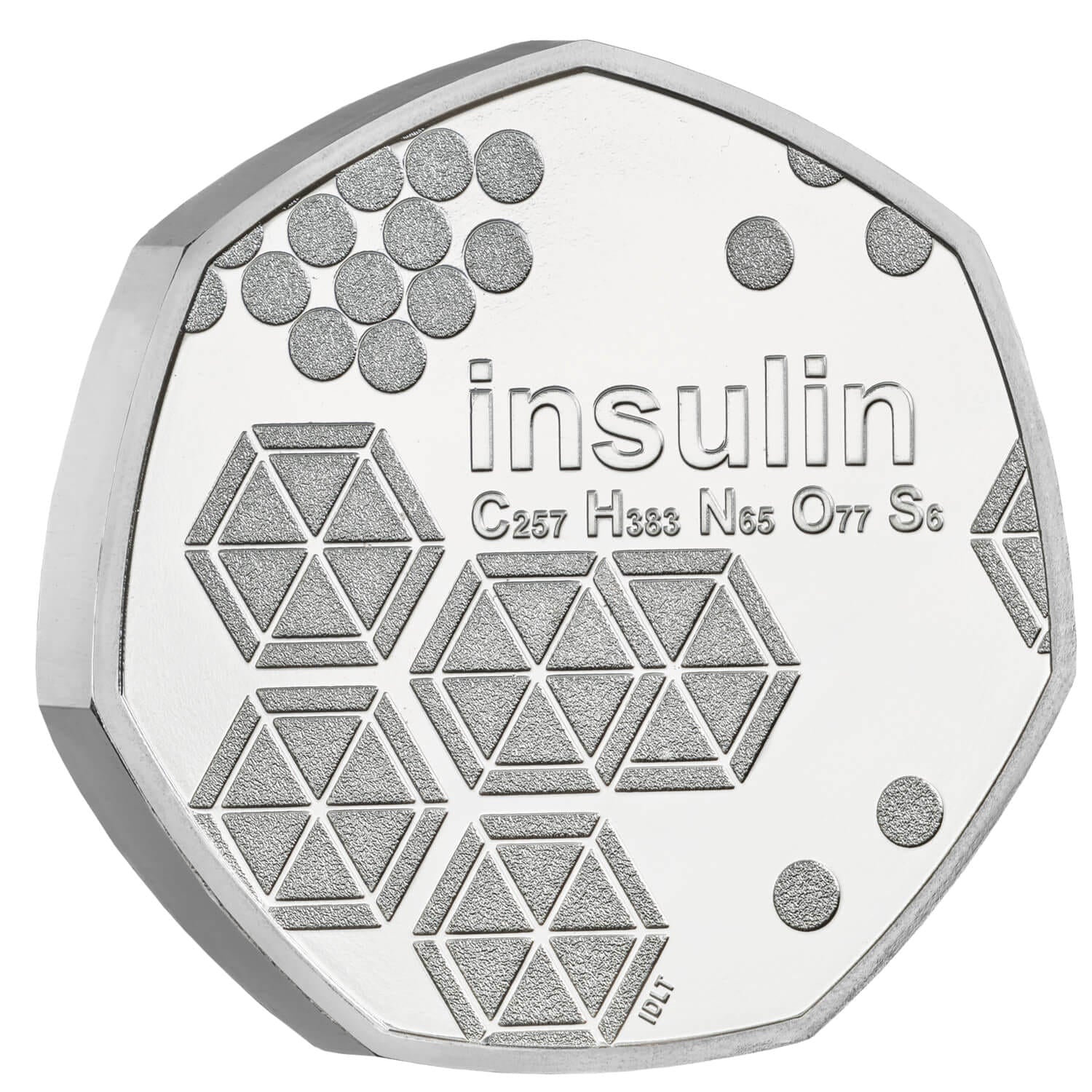 2021 UK 100 Years of Insulin 50p Brilliant Uncirculated Coin