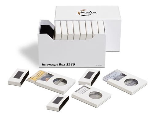 Lighthouse Graded Coin Box with Double Layer Intercept Technology -  Includes 10 Inner boxes