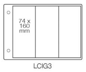 VST LCIG3 Mint Mark Page - 3 Pocket, Pack of 10