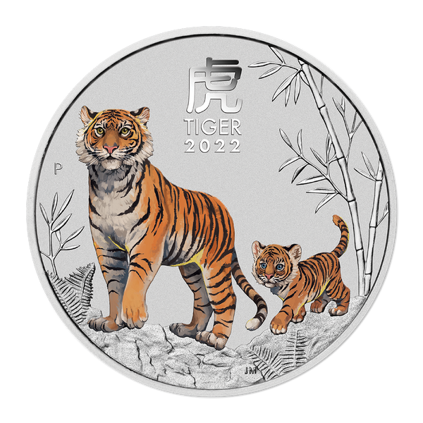 2022 Year of the Tiger 1/4oz Silver Coloured - (ANDA)