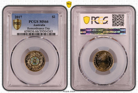 2017 Remembrance Day Rosemary $2 MS66