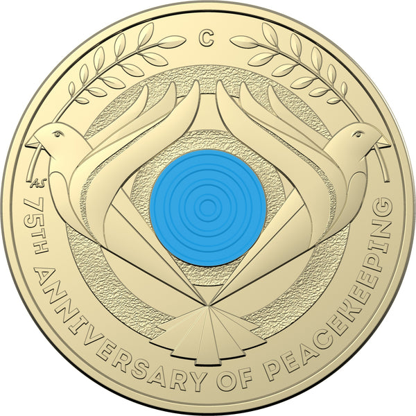 2022 Peacekeepers $2 'C' Mintmark Carded Coin