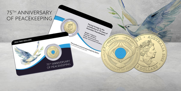 2022 Peacekeepers $2 Carded Coin