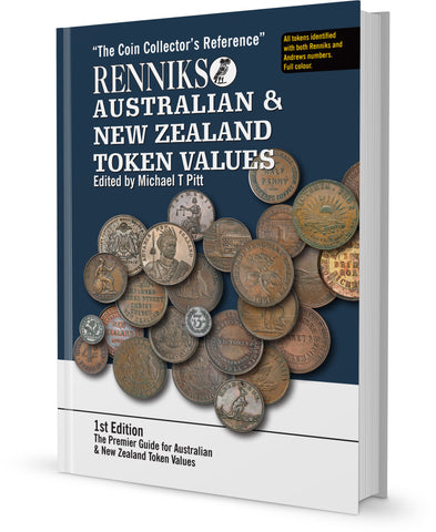 Renniks Australian & NZ Token Values 1st Edition - Hard Cover