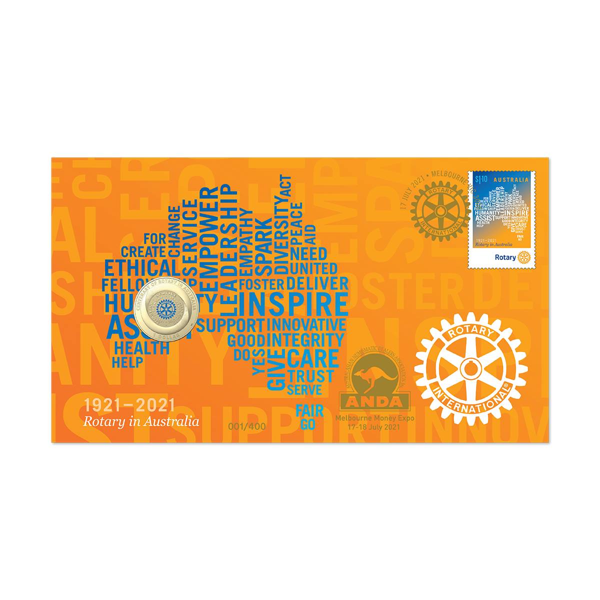 2021 Rotary Australia 100 Years - Melbourne Money Expo (ANDA)