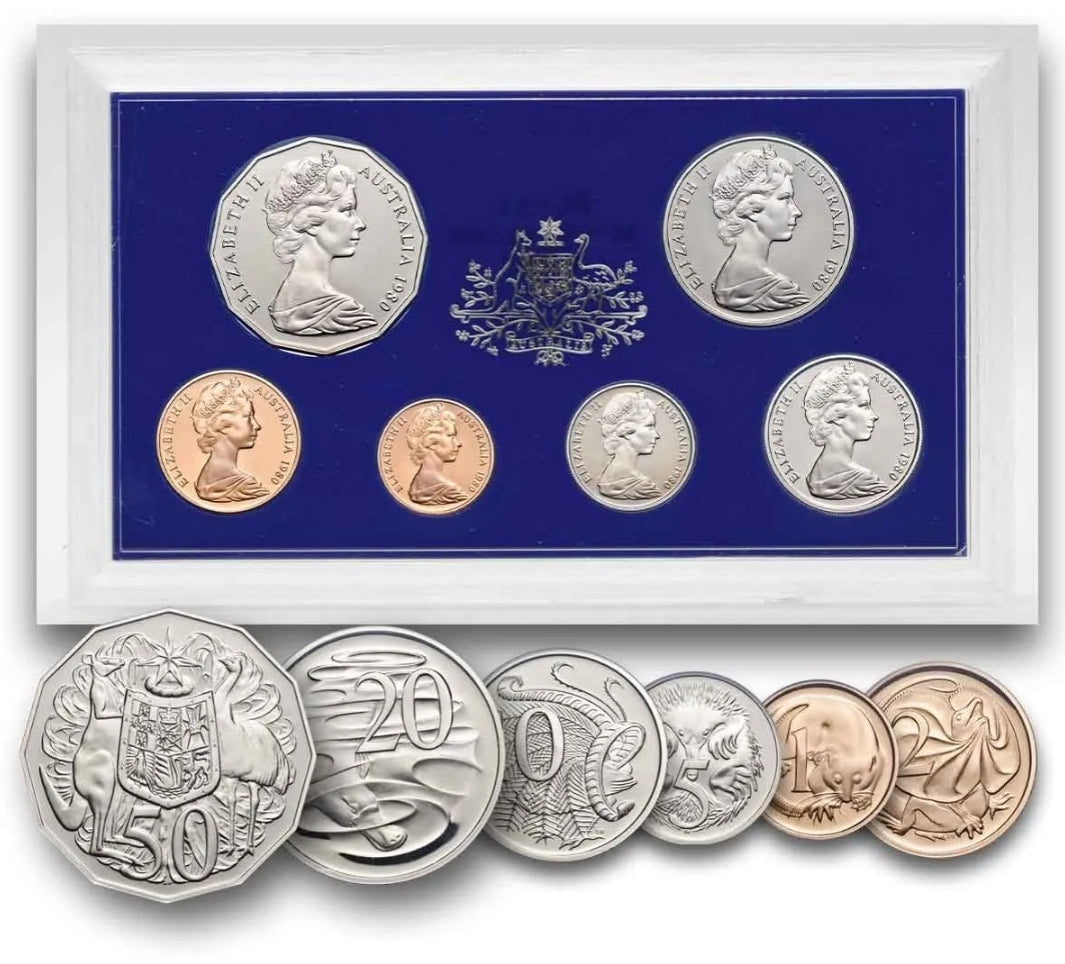 1980 Australian 6 Coin Proof Set