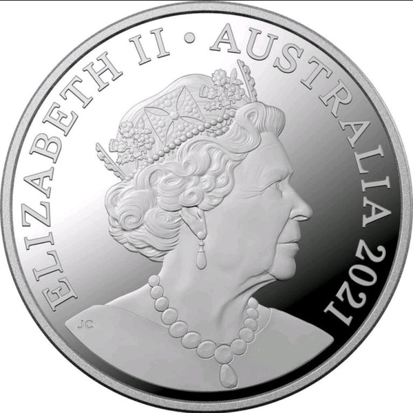 2021 Mungo Footprints 1/2oz Silver $1 Proof Coin
