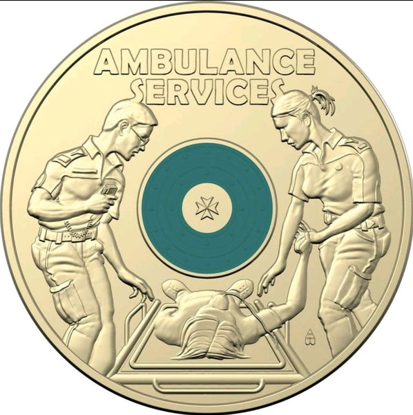 2021 Ambulance Services 'C' Mintmark $2 Coin Carded