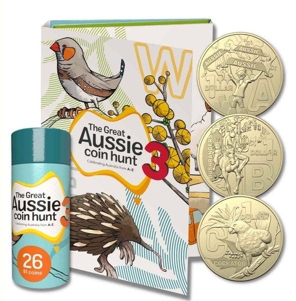 2022 Great Aussie Coin Hunt $1 26-Coin Set with Folder