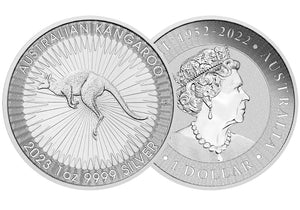 2023 Australian Kangaroo 1oz Silver Bullion Coin