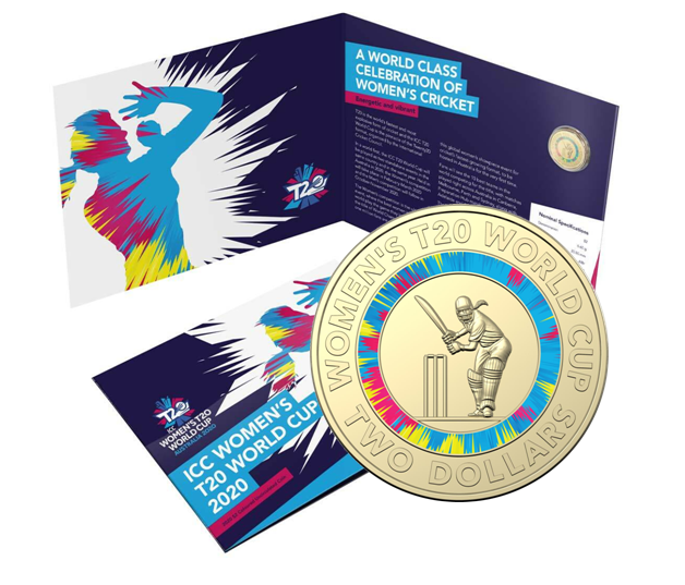 2020 ICC Women's T20 World Cup $2 Unc